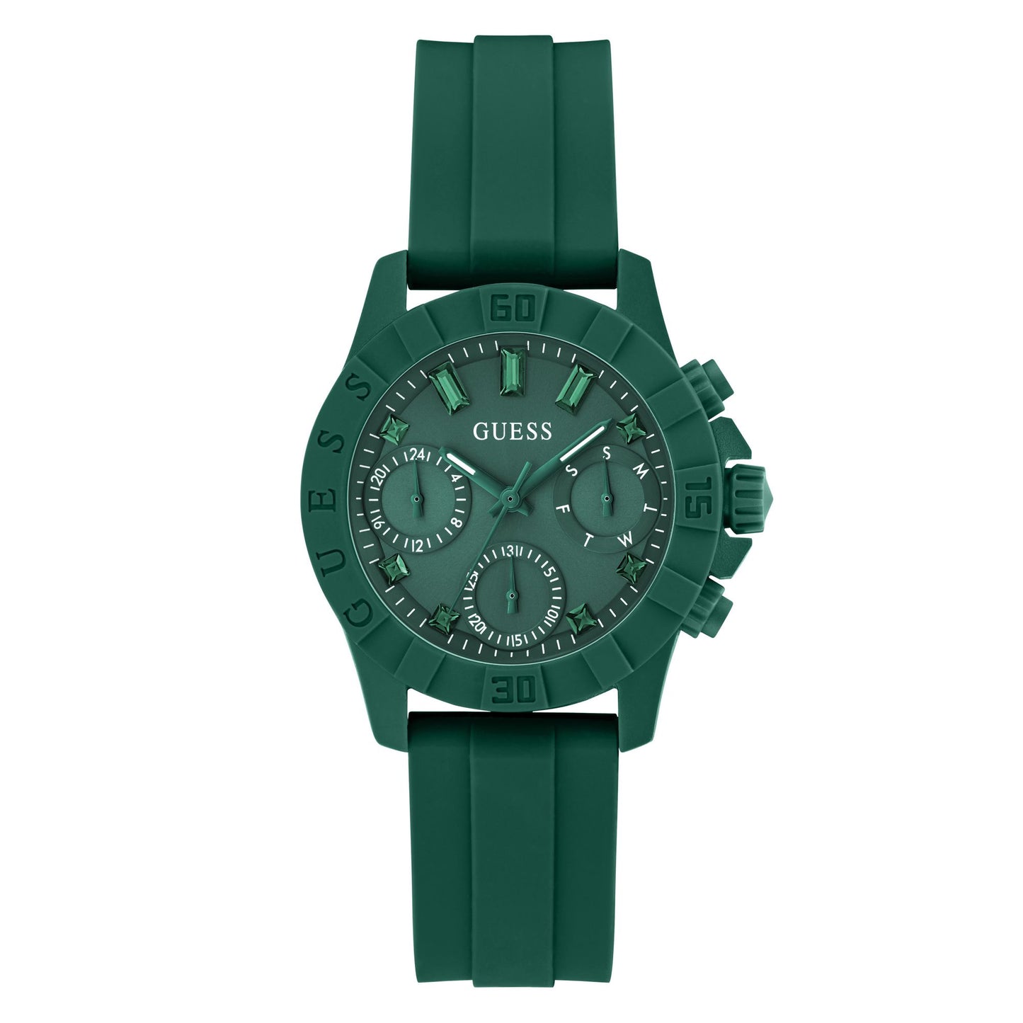 Guess Sportstar 38 mm Green Dial Women Analog Watch GW0775L3