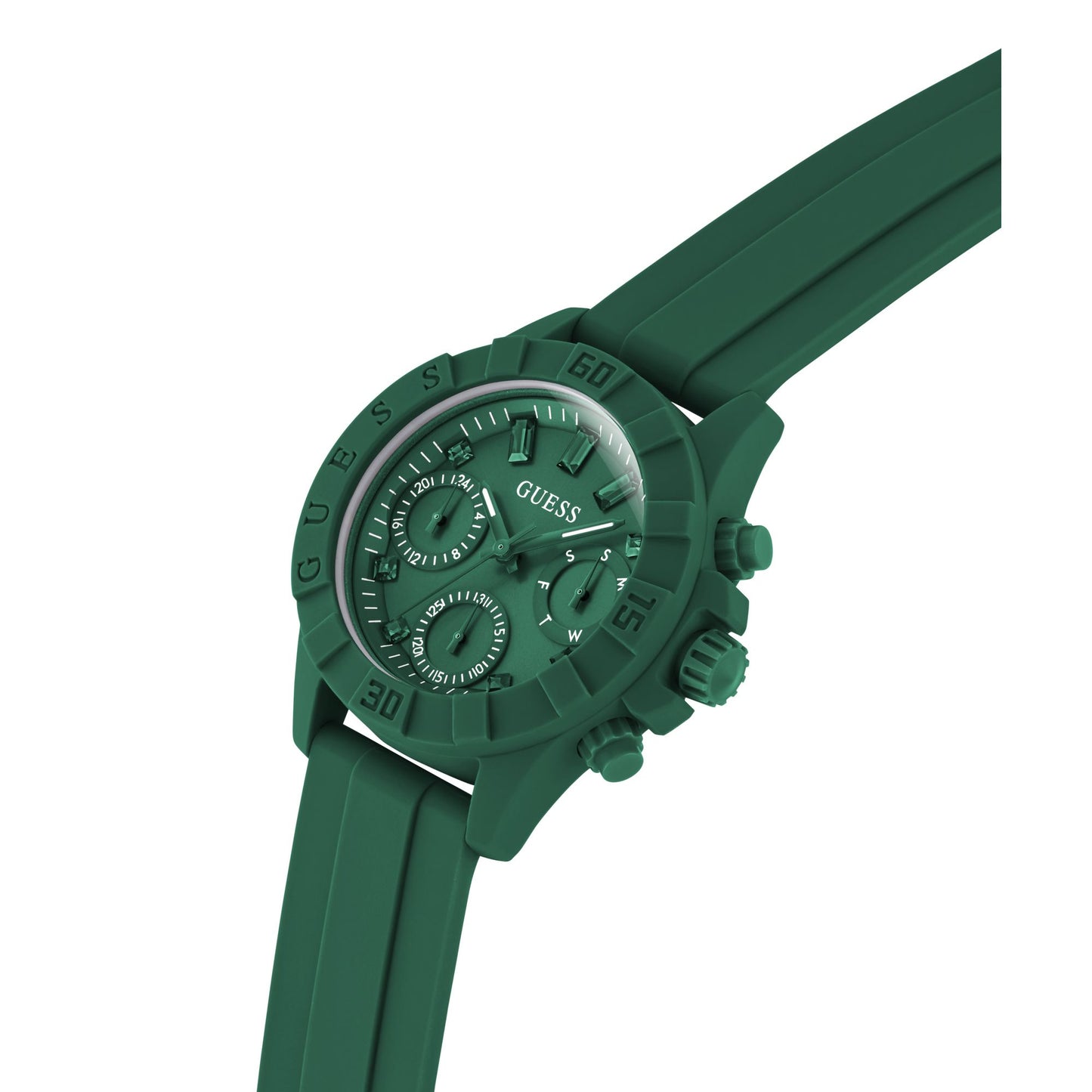 Guess Sportstar 38 mm Green Dial Women Analog Watch GW0775L3