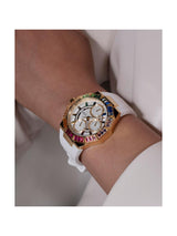 Guess Sport Women 39 mm White Dial Chrono Watch GW0779L1