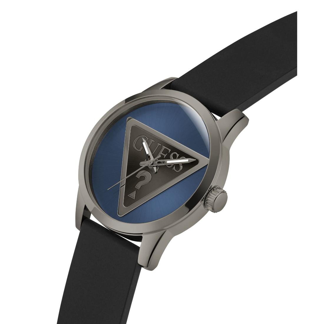 Guess Badge Blue Round Dial Analog Men's Watch GW0781G5