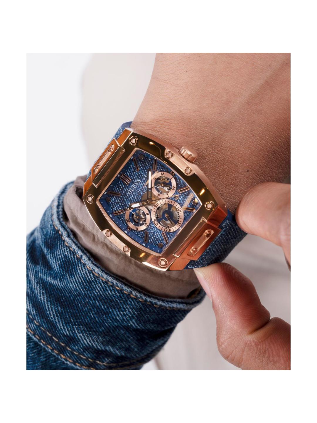 Guess Trend Men 42 mm Blue Dial Chrono Watch GW0786G2