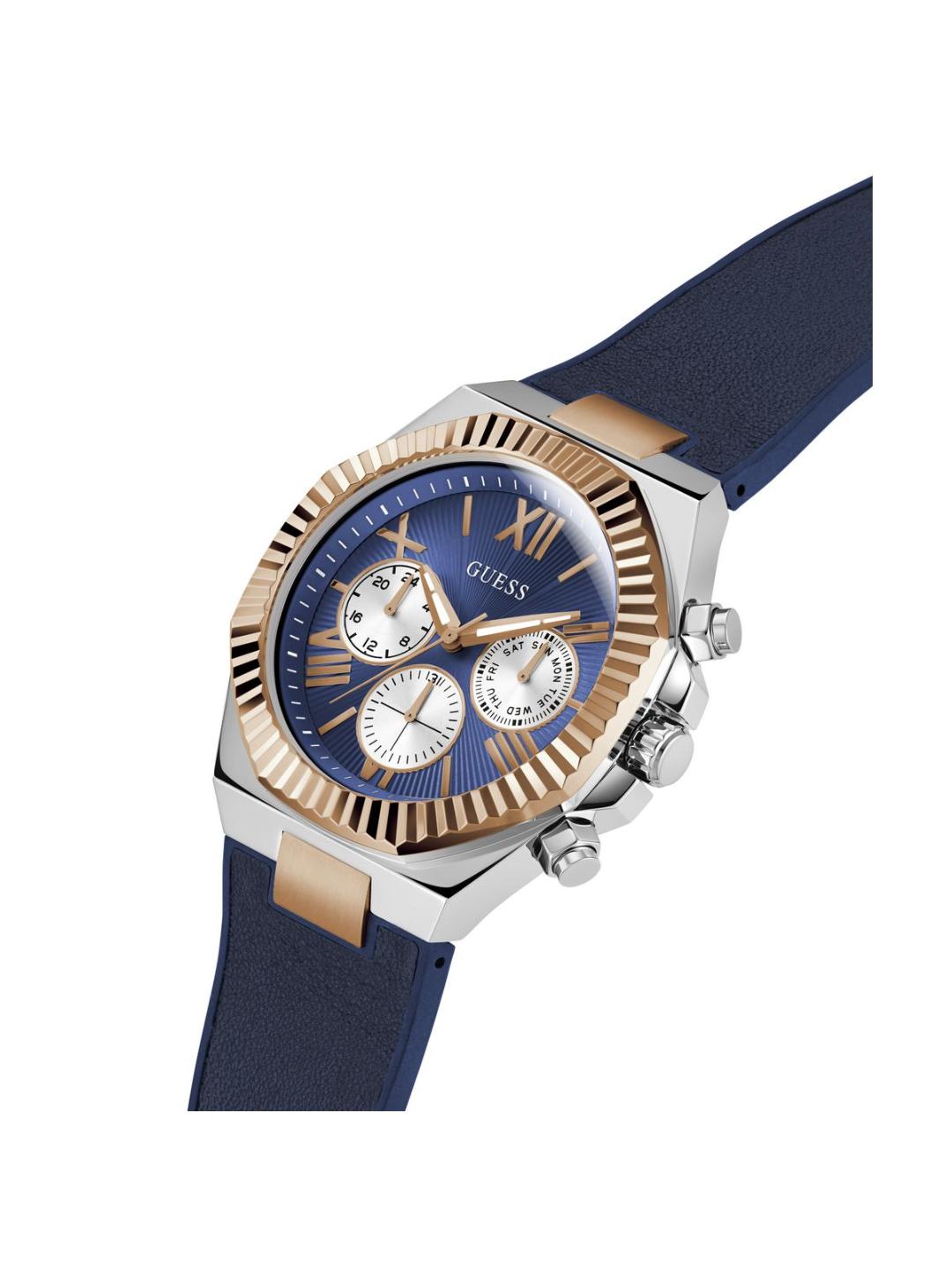 Guess Dress Men 44 mm Blue Dial Chrono Watch GW0791G2