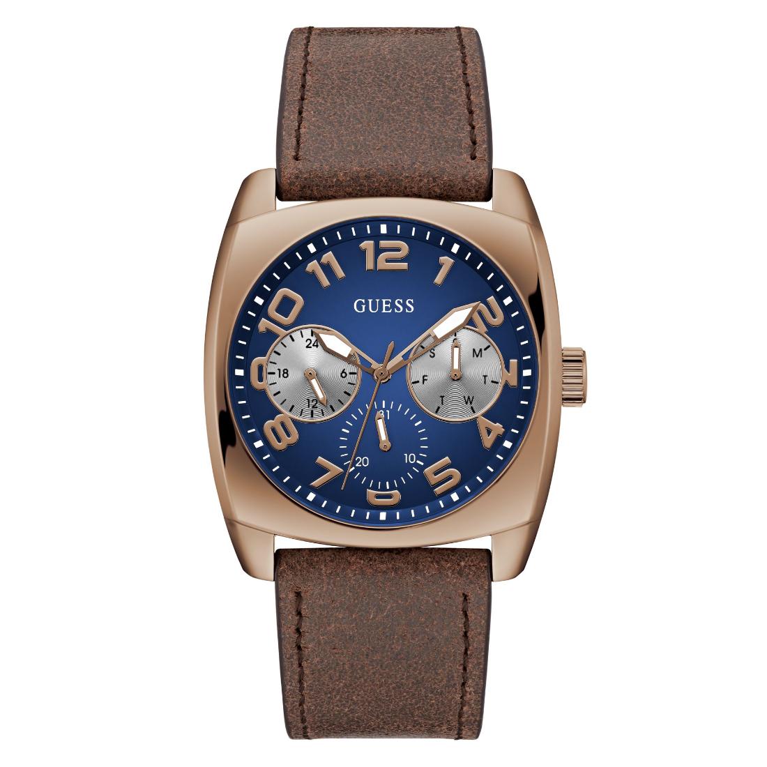 Guess Dress 40.5 mm Blue Dial Men Chronograph Watch- GW0792G4