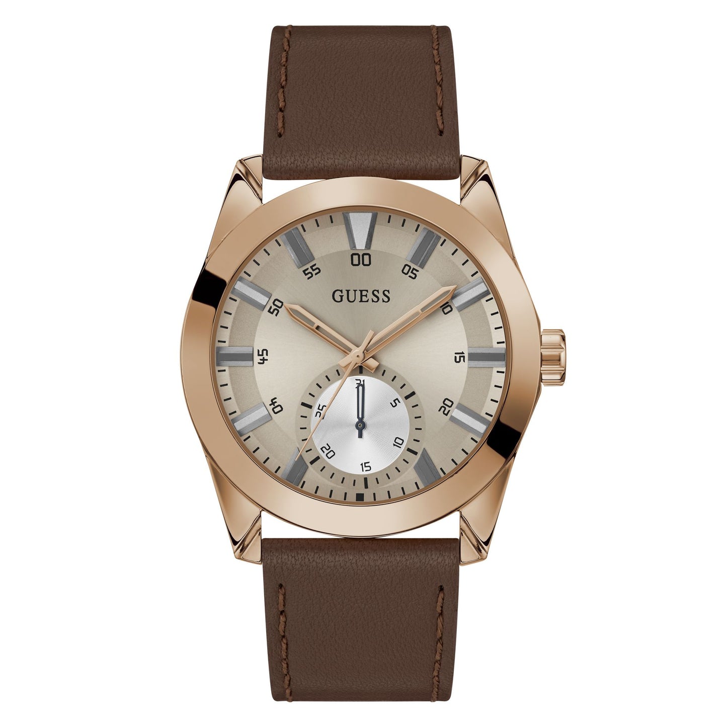 Guess Dress 44 mm Brown Dial Men Analog  Watch- GW0793G3