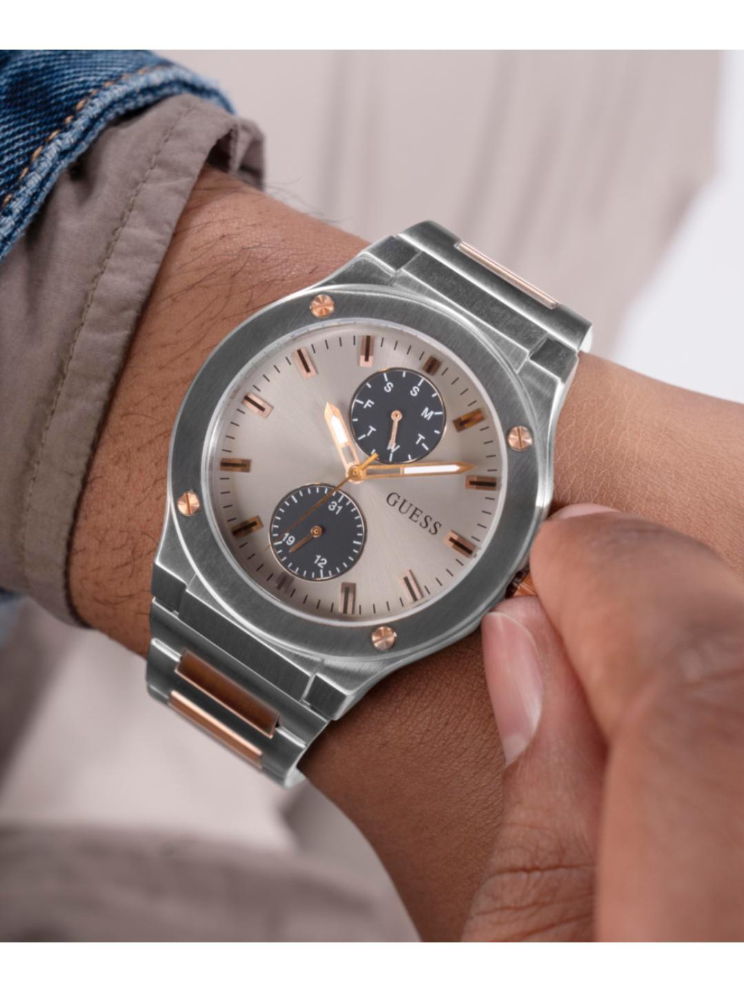 GuessGuess Dress 45 mm Gray Dial Men Quartz Analog Watch GW0795G2