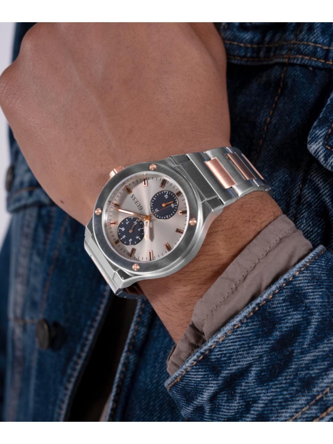 GuessGuess Dress 45 mm Gray Dial Men Quartz Analog Watch GW0795G2