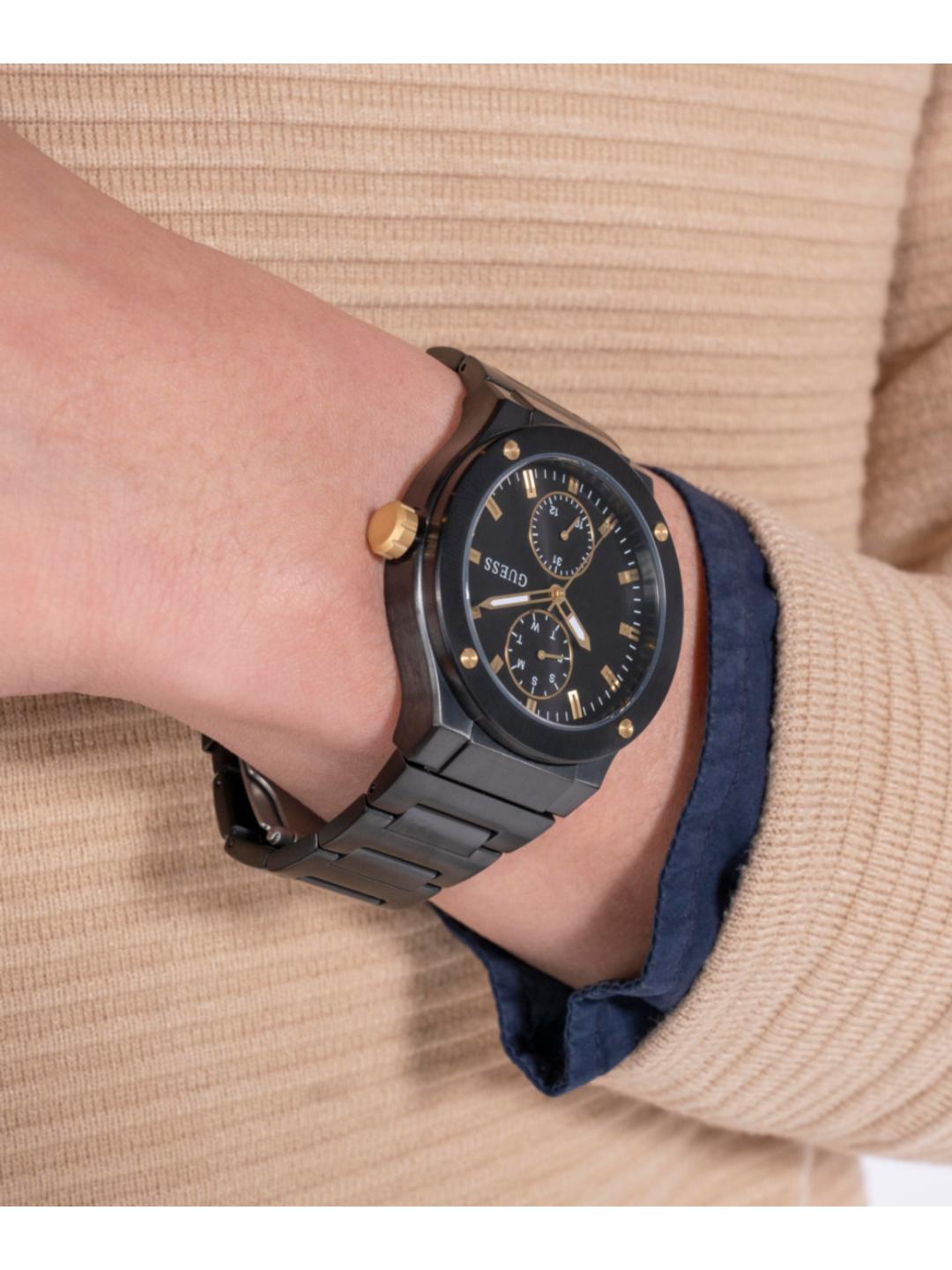 Guess Dress 45 mm Black Dial Men Quartz Analog Watch GW0795G3