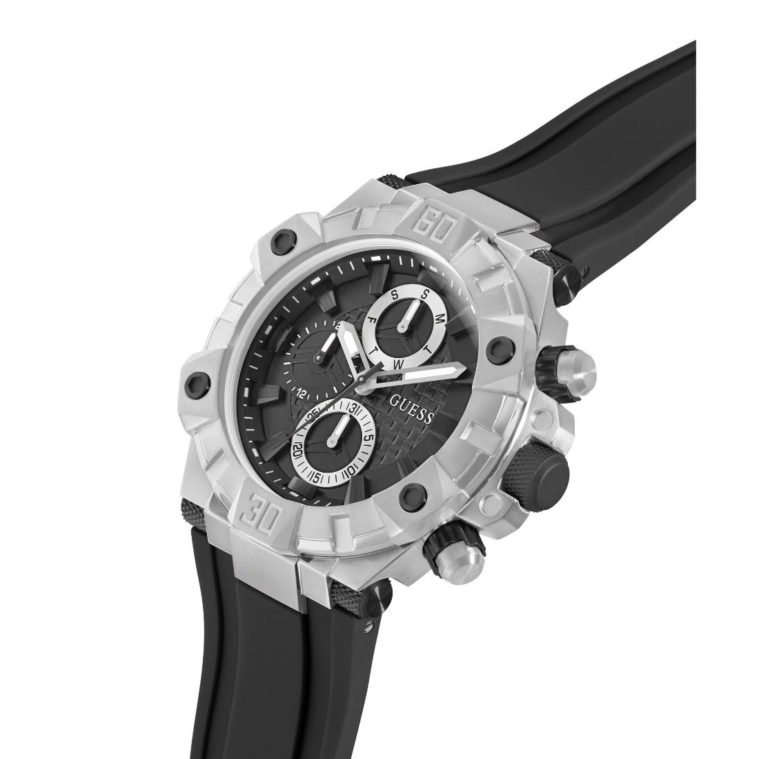 Guess Sport 46 mm Black Dial Men Chronograph Watch- GW0802G1