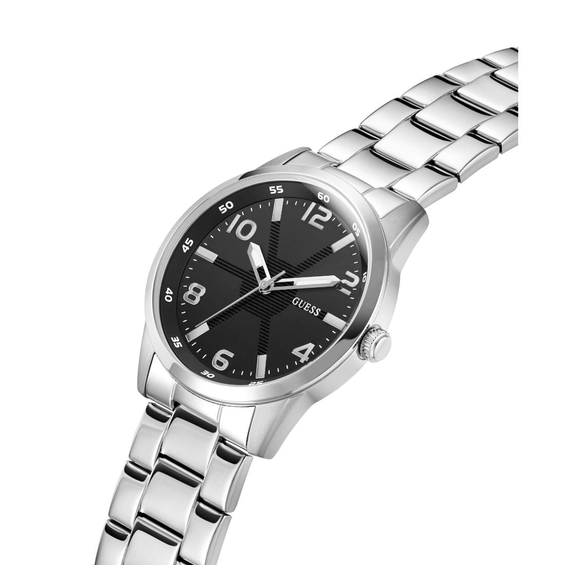 Guess Monte Black Round Dial Analog Men's Watch GW0804G2
