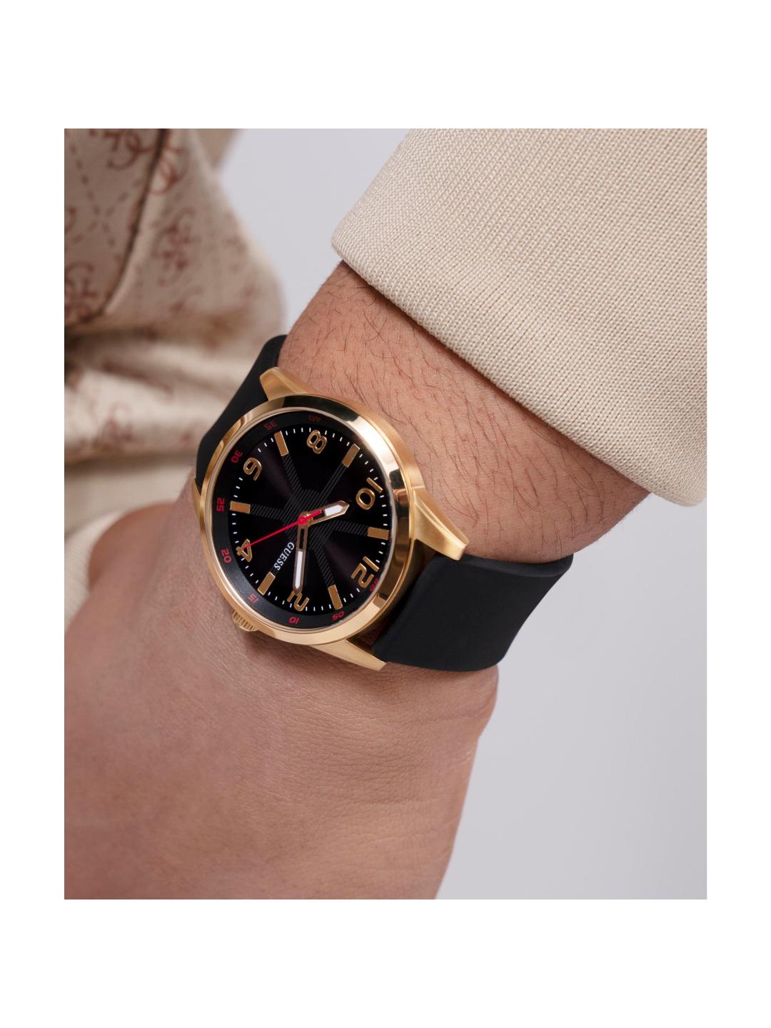 Guess Sport Men 42 mm Black Dial Analog Watch GW0805G2