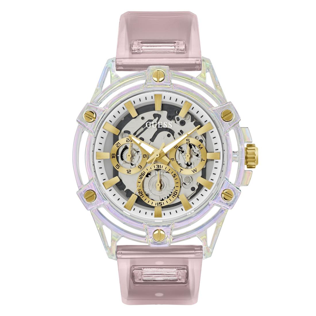 Guess Trend 48 mm Clear Dial Men Chronograph Watch- GW0806G4