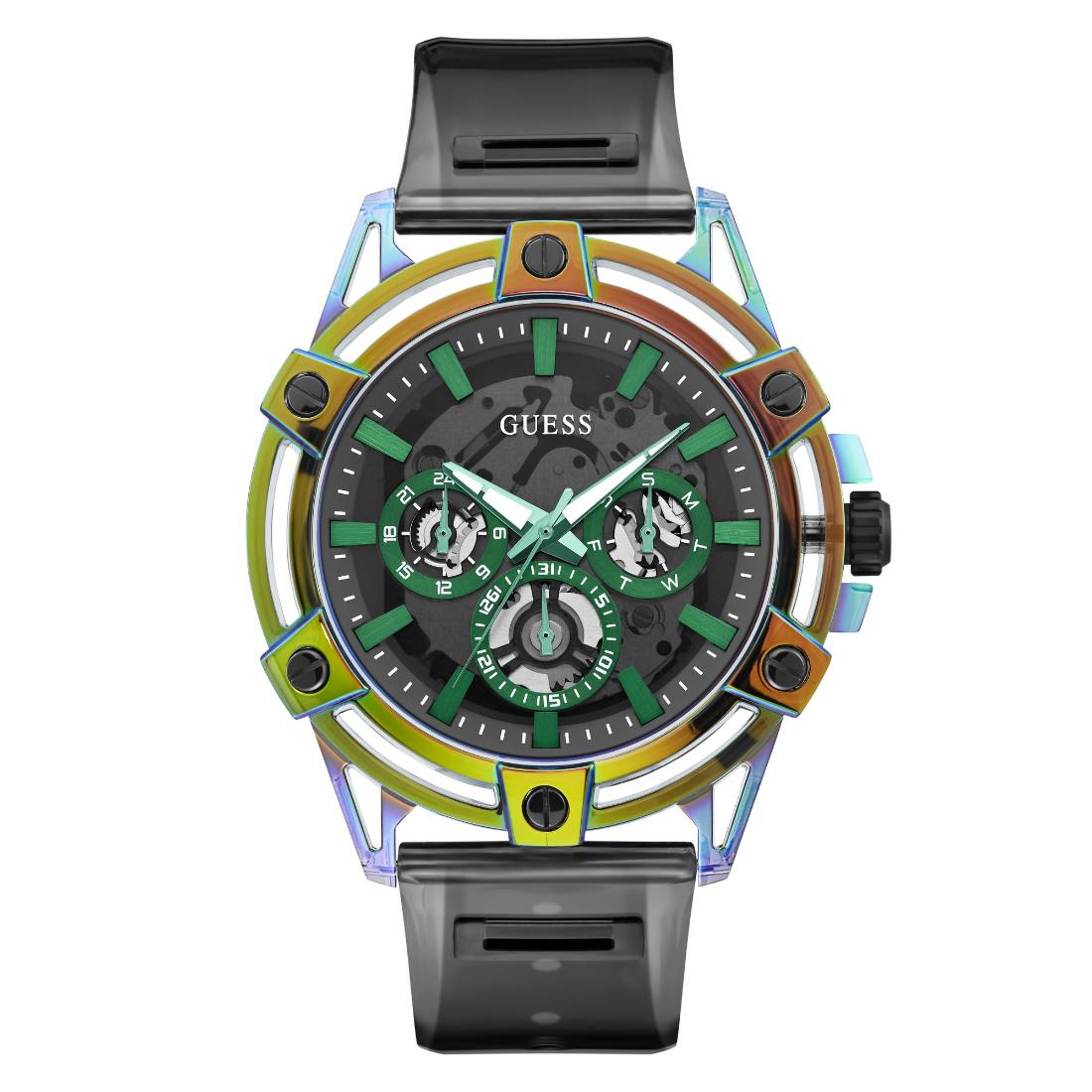 Guess Trend 48 mm Black Dial Men Chronograph Watch- GW0806G5