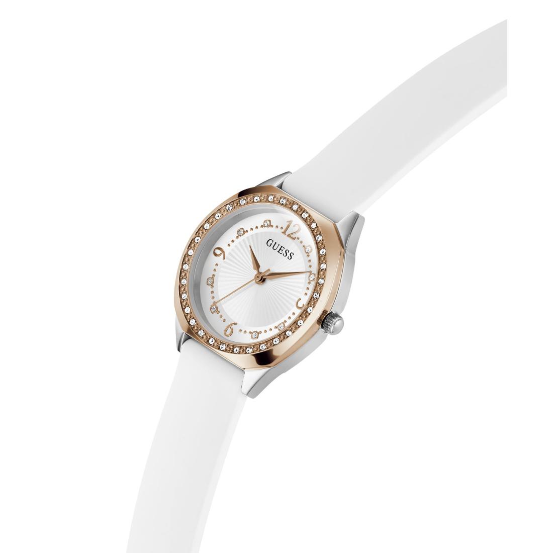 Guess Dress 30 mm White Dial Women Analog Watch- GW0820L3