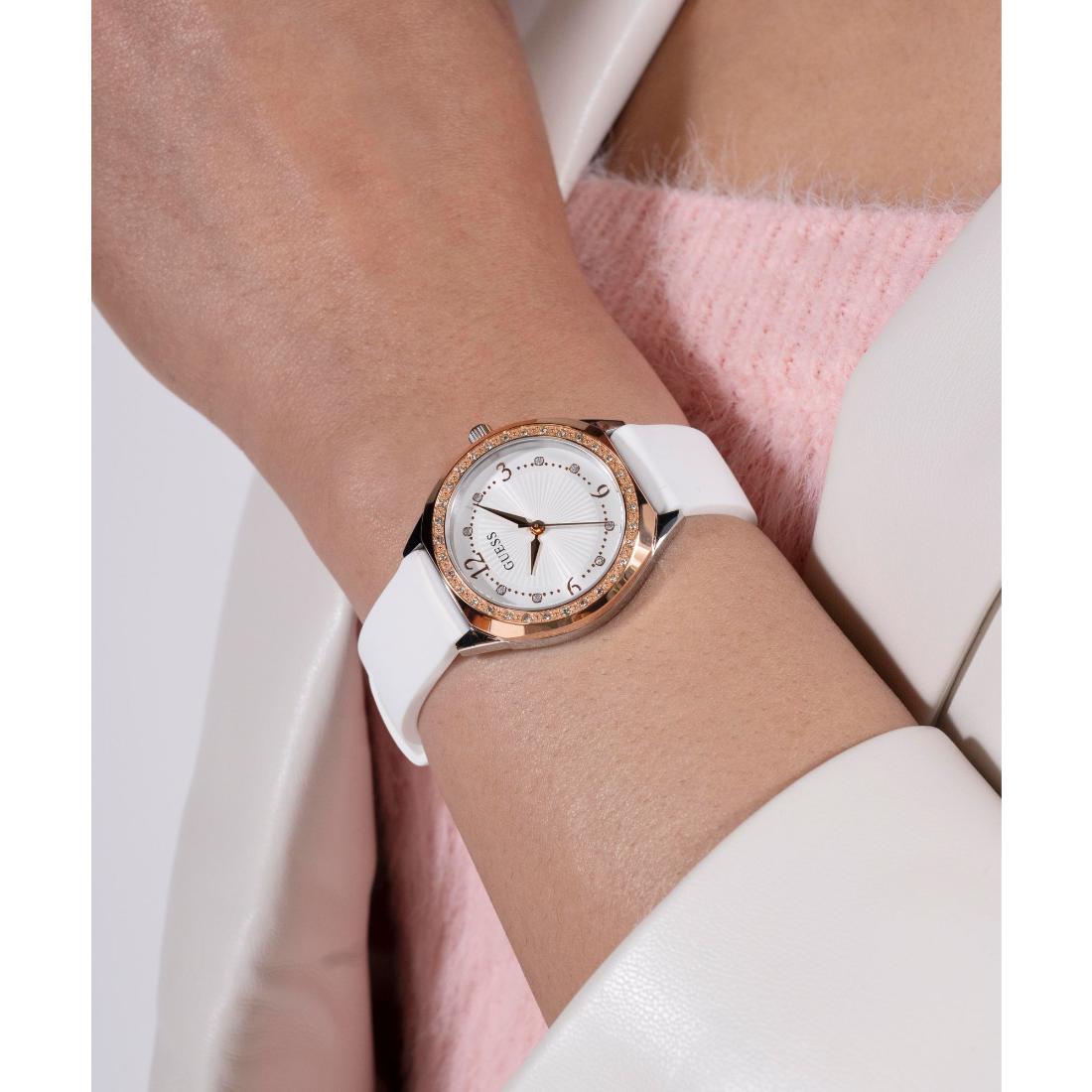 Guess Dress 30 mm White Dial Women Analog Watch GW0820L3