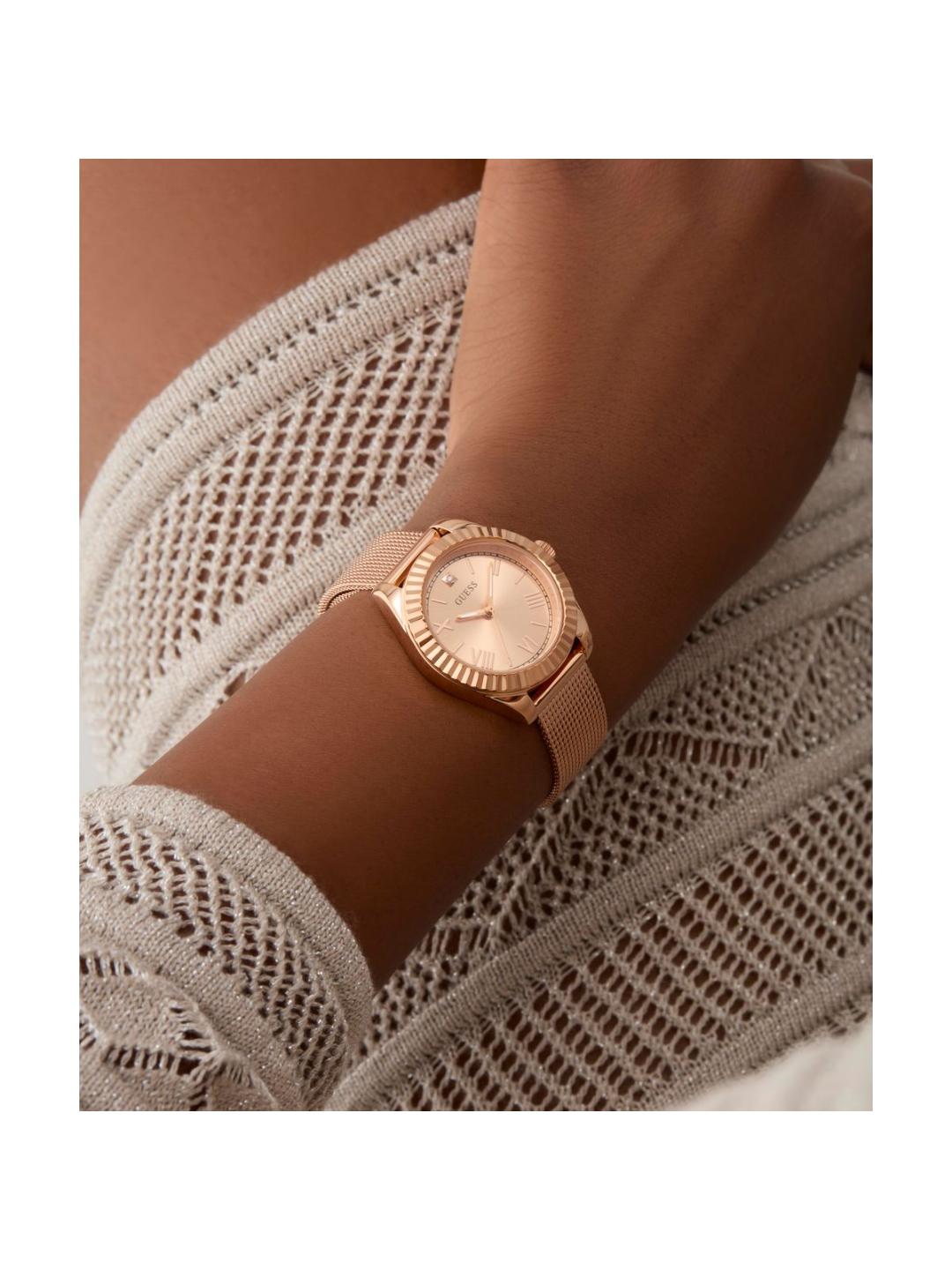 Guess Dress Women 30 mm Rose Gold Dial Analog Watch GW0842L3