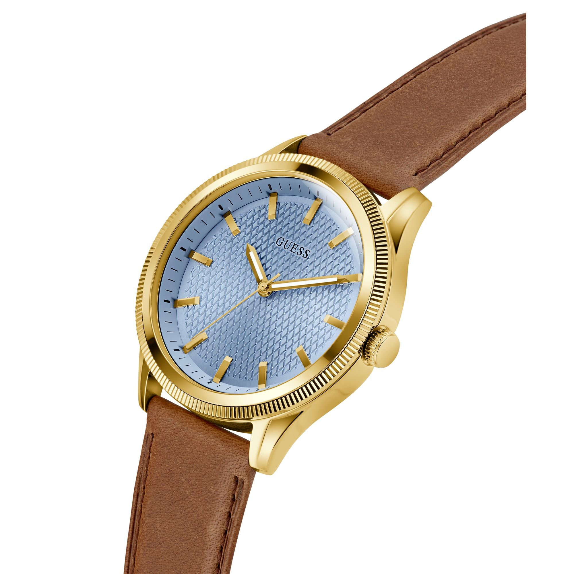 Guess Dress 44 mm Blue Dial Men Analog Watch GW0846G4