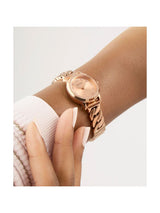 Guess Bejeweled Women 25 mm Rose Gold Analog Watch GW0867L3