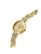 Guess Bejeweled Women 32 mm Gold Dial Analog Watch GW0868L2