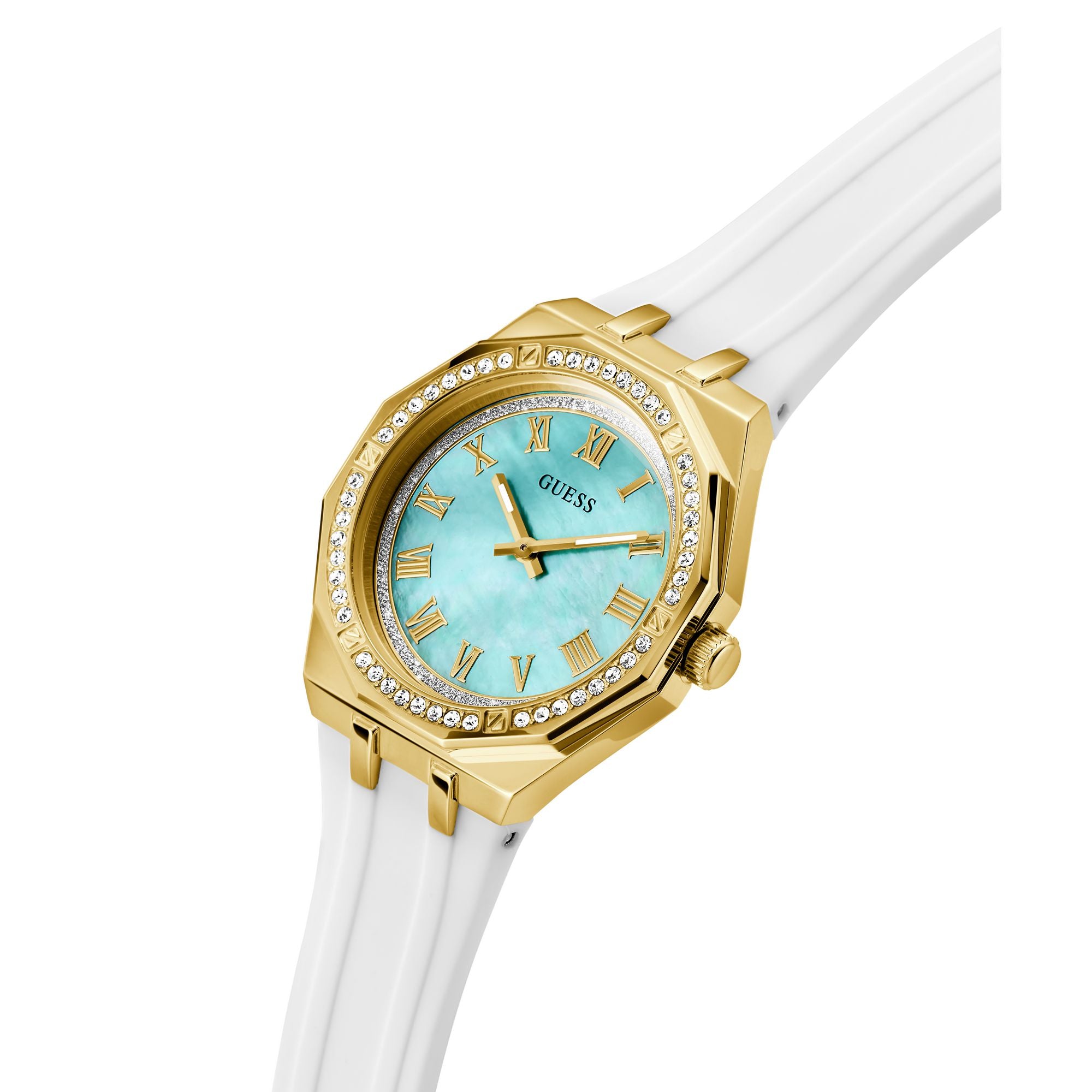 Guess Dress 36 mm Green Dial Women Analog Watch GW0872L1