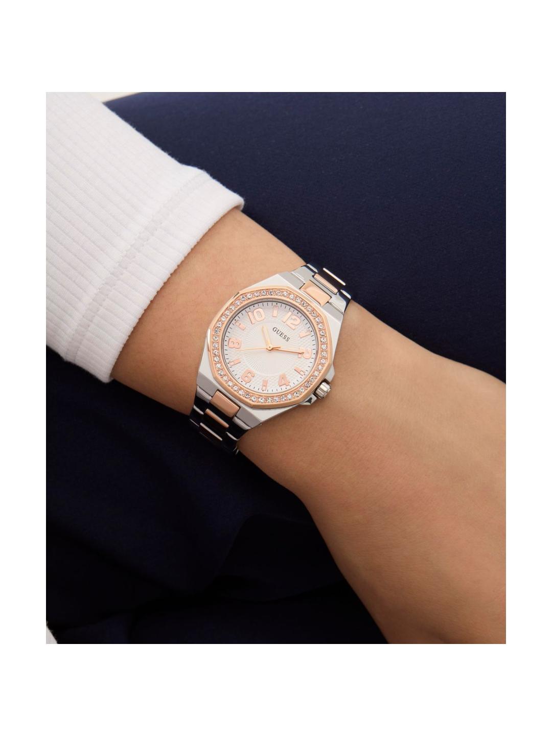Guess Sport Women 34 mm White Dial Analog Watch GW0877L5
