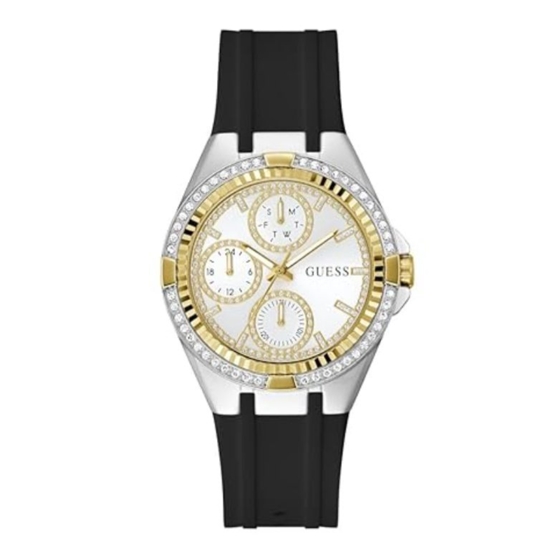Guess Savvy 39 mm Silver Dial Multi Function Women Watch GW0879L1