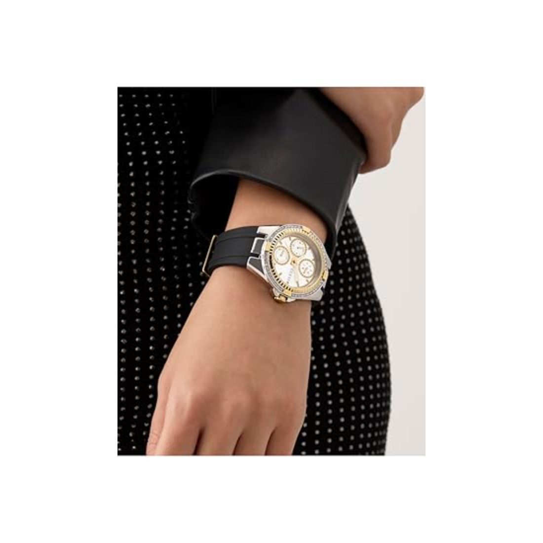 Guess Savvy 39 mm Silver Dial Multi Function Women Watch GW0879L1