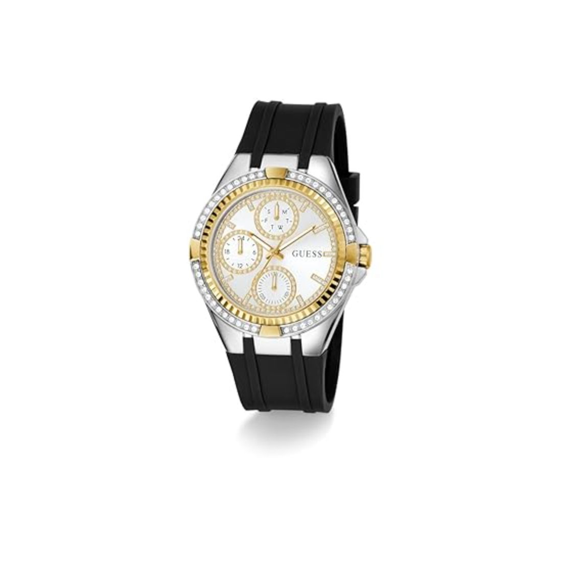 Guess Savvy 39 mm Silver Dial Multi-Function Women Watch- GW0879L1