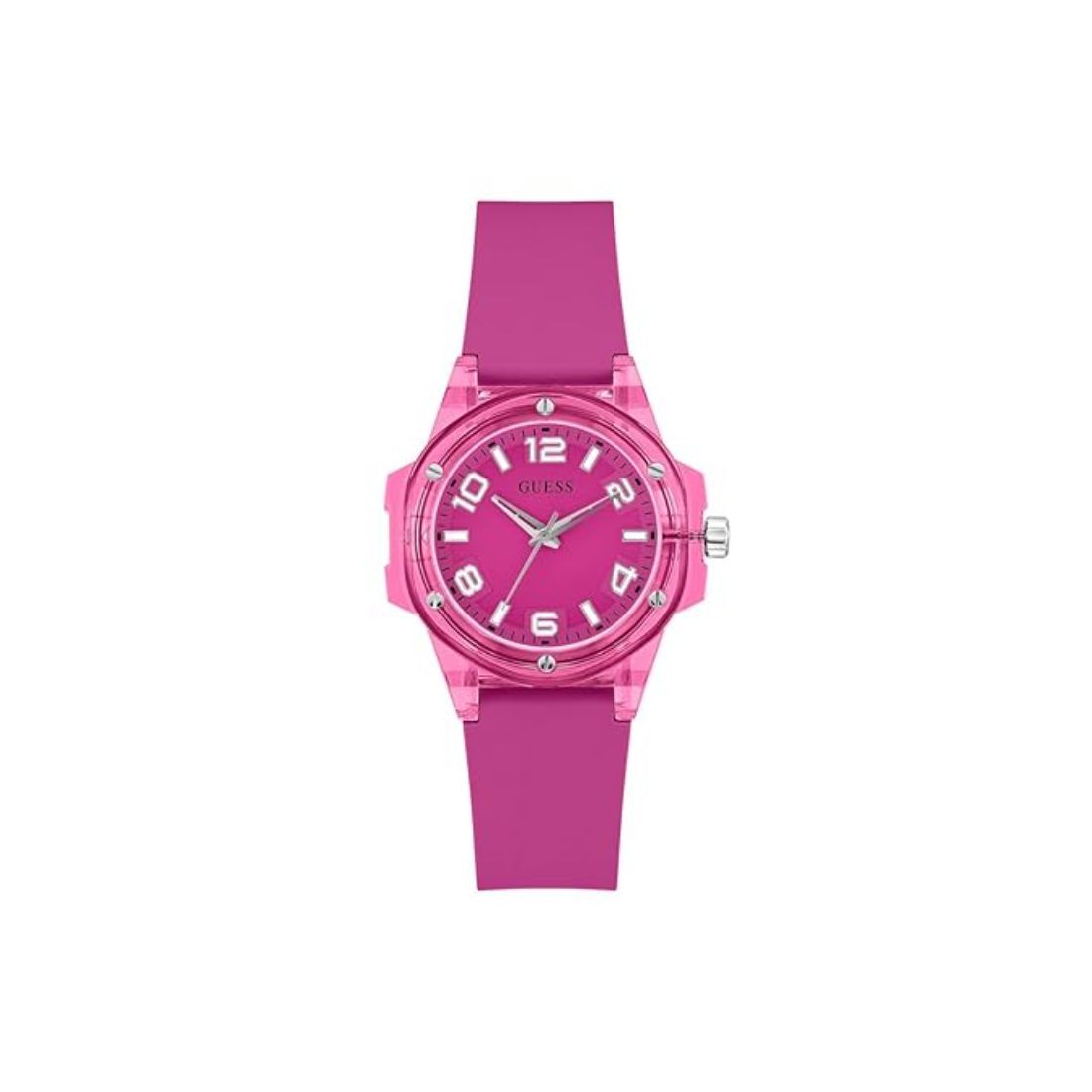 Guess Mini Hype 34 mm Pink Dial Analog Women Watch GW0880L4