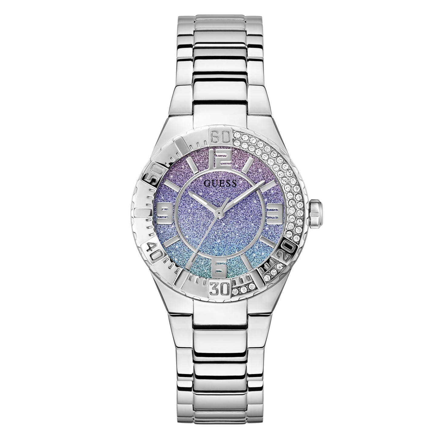 Guess Trend 36 mm Purple Dial Women Analog  Watch- GW0882L1