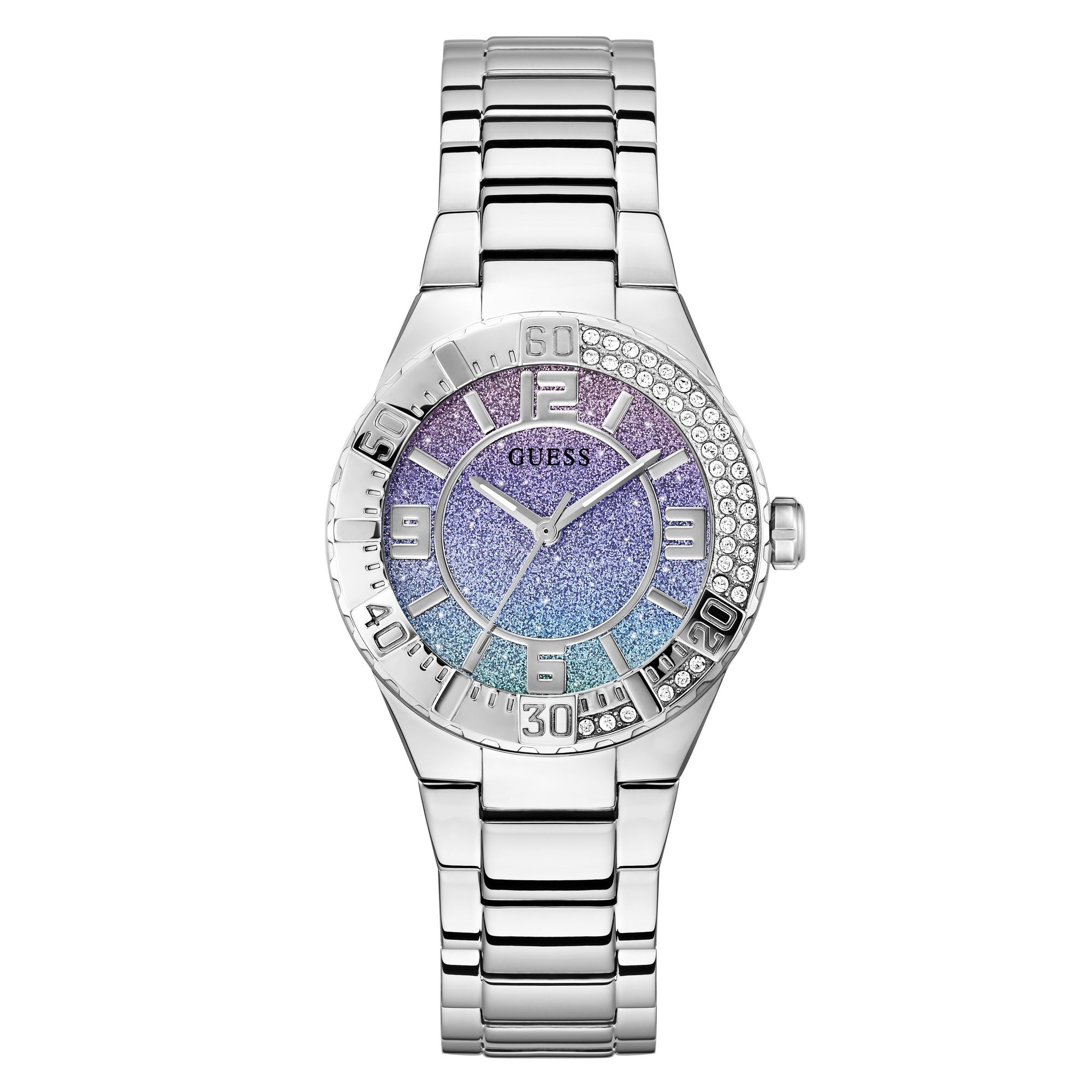 Guess Trend 36 mm Purple Dial Women Analog Watch GW0882L1