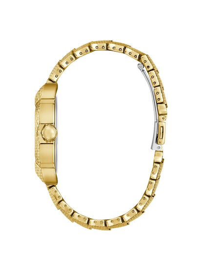 Guess Trend 40 mm Gold Dial Men Chrono Watch- GW0885G1