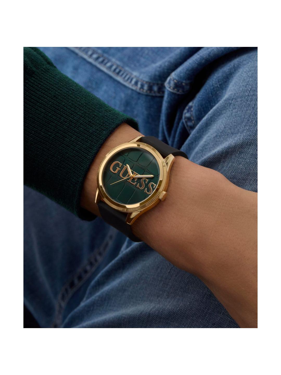 Guess Trend Men 44 mm Green Dial Analog Watch GW0887G2