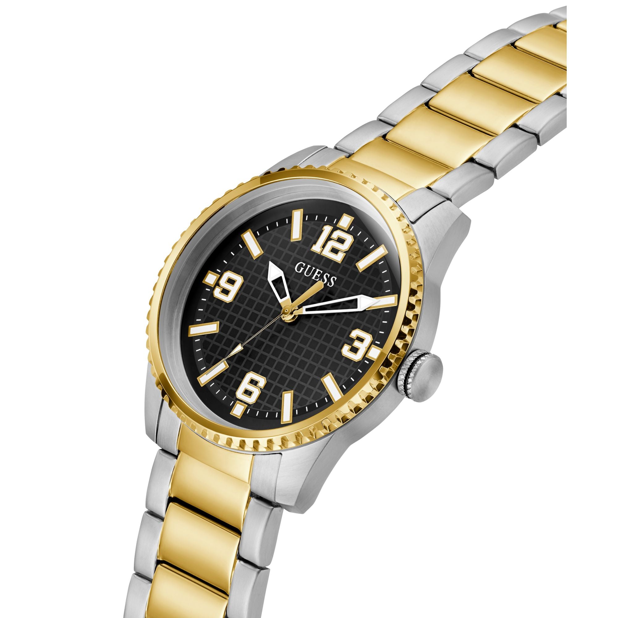 Guess Varsity G 42 mm Black Dial Men Analog Watch GW0889G2