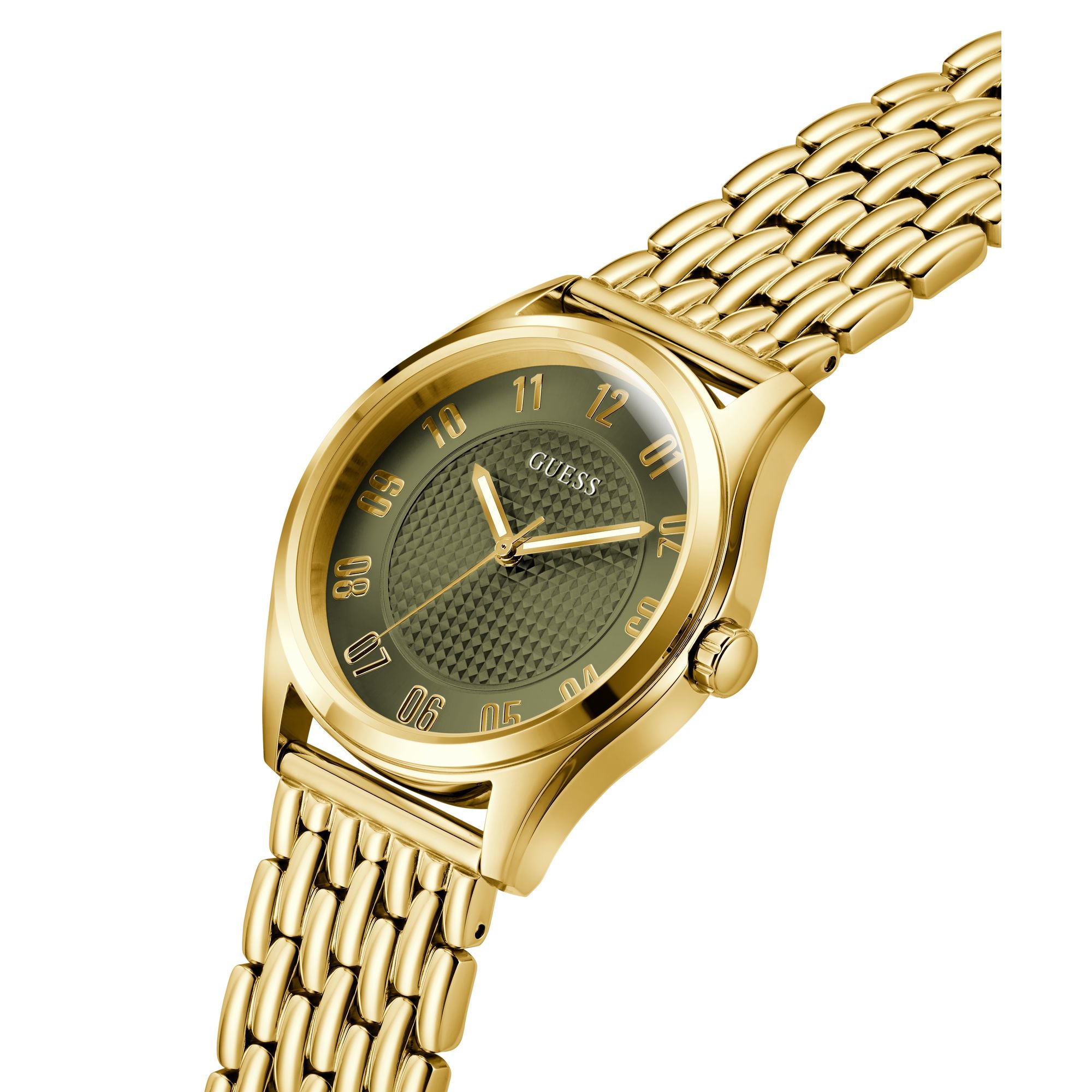 Guess Dress 42 mm Green Dial Men Analog Watch GW0895G2
