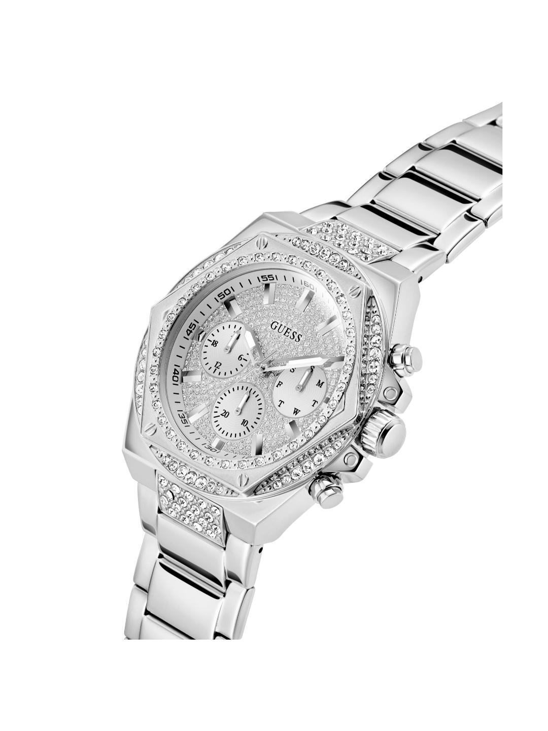 Guess Trend 47 mm Silver Dial Men Chrono Watch GW0899G1
