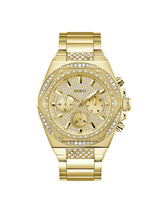 Guess Trend 47 mm Gold Dial Men Chrono Watch GW0899G2