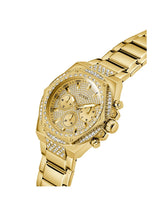 Guess Trend 47 mm Gold Dial Men Chrono Watch GW0899G2