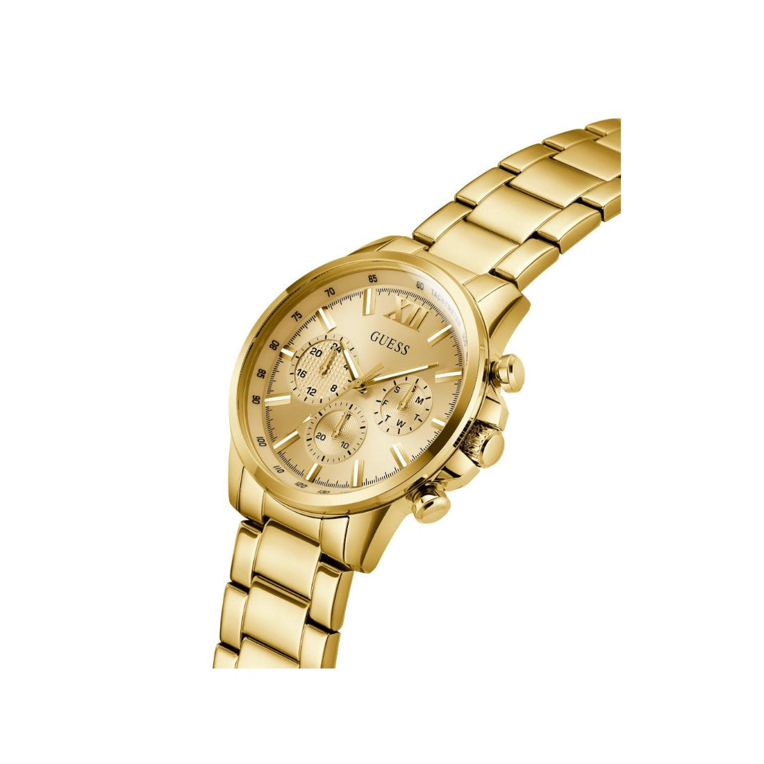 Guess Dress Men 44 mm Champagne Dial Chrono Watch GW0900G2