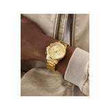 Guess Dress Men 44 mm Champagne Dial Chrono Watch GW0900G2