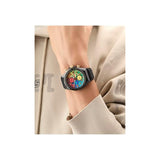 Guess D1 46 mm Rainbow Dial Multi Function Men Watch GW0902G3