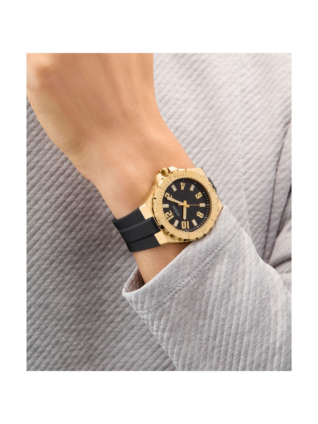 Guess Sport Men 44 mm Black Analog Watch GW0906G2