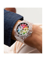 Guess Trend Men 48 mm Multicolor Dial Chrono Watch GW0908G3