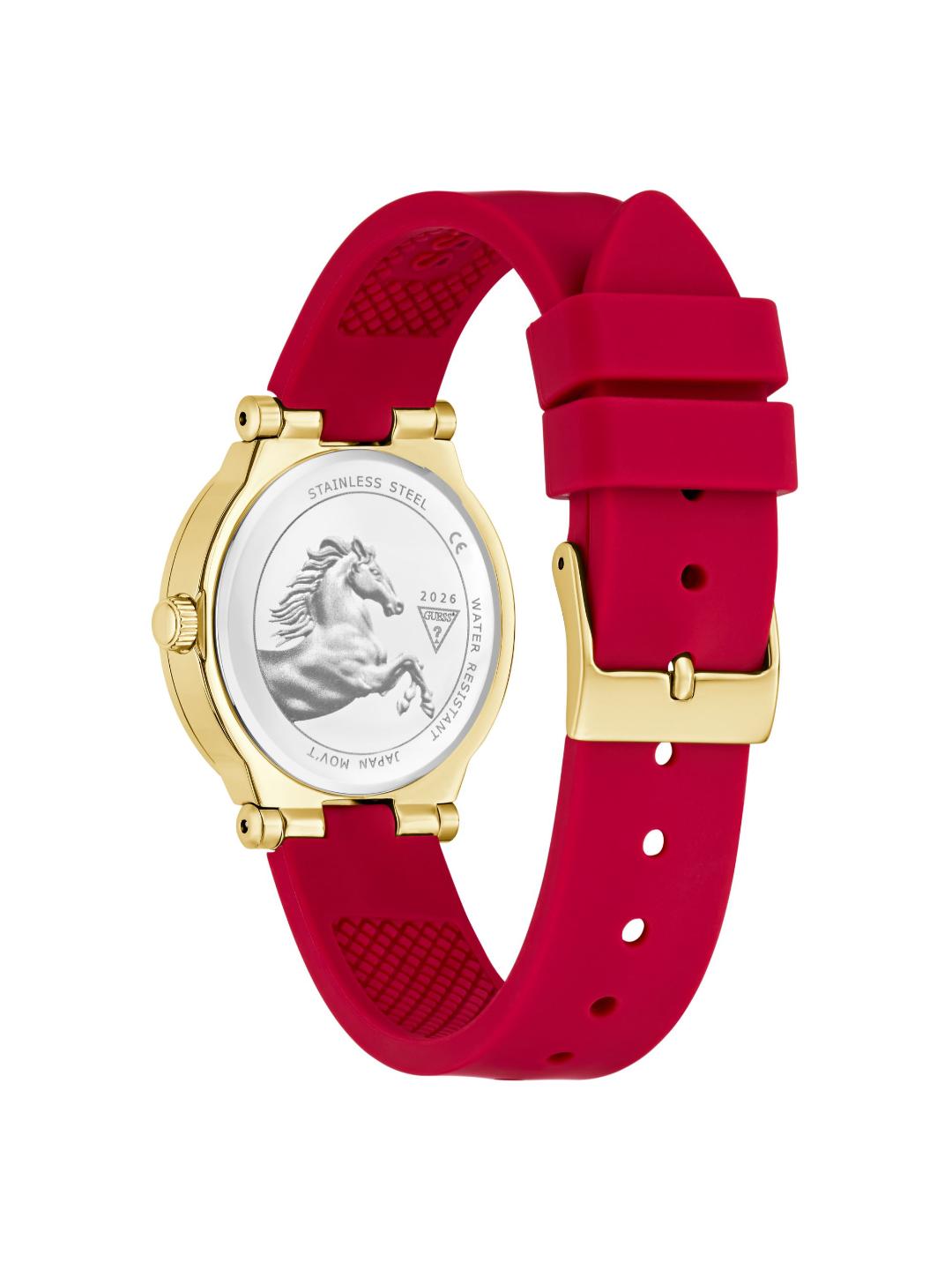 Guess Dress 32 mm Champagne Dial Analog Women Watch GW0937L1