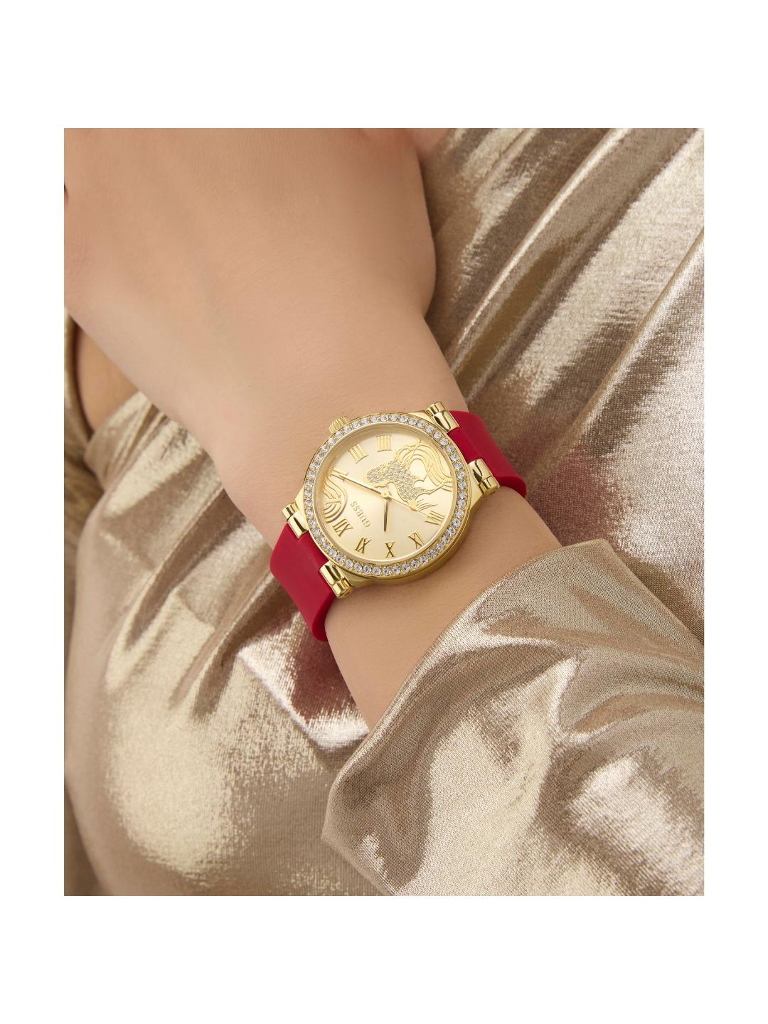 Guess Dress 32 mm Champagne Dial Analog Women Watch GW0937L1