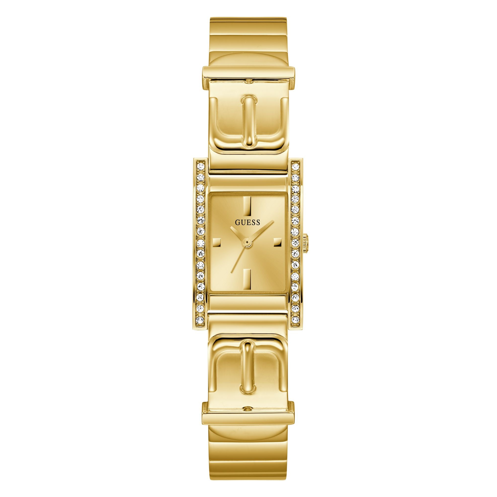 Guess Trend 20 mm Gold Dial Women Analog Watch GW0939L2