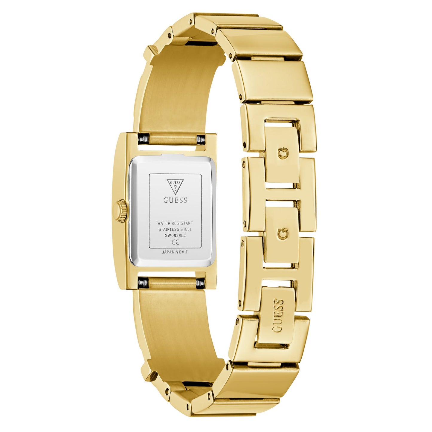 Guess Trend 20 mm Gold Dial Women Analog Watch GW0939L2