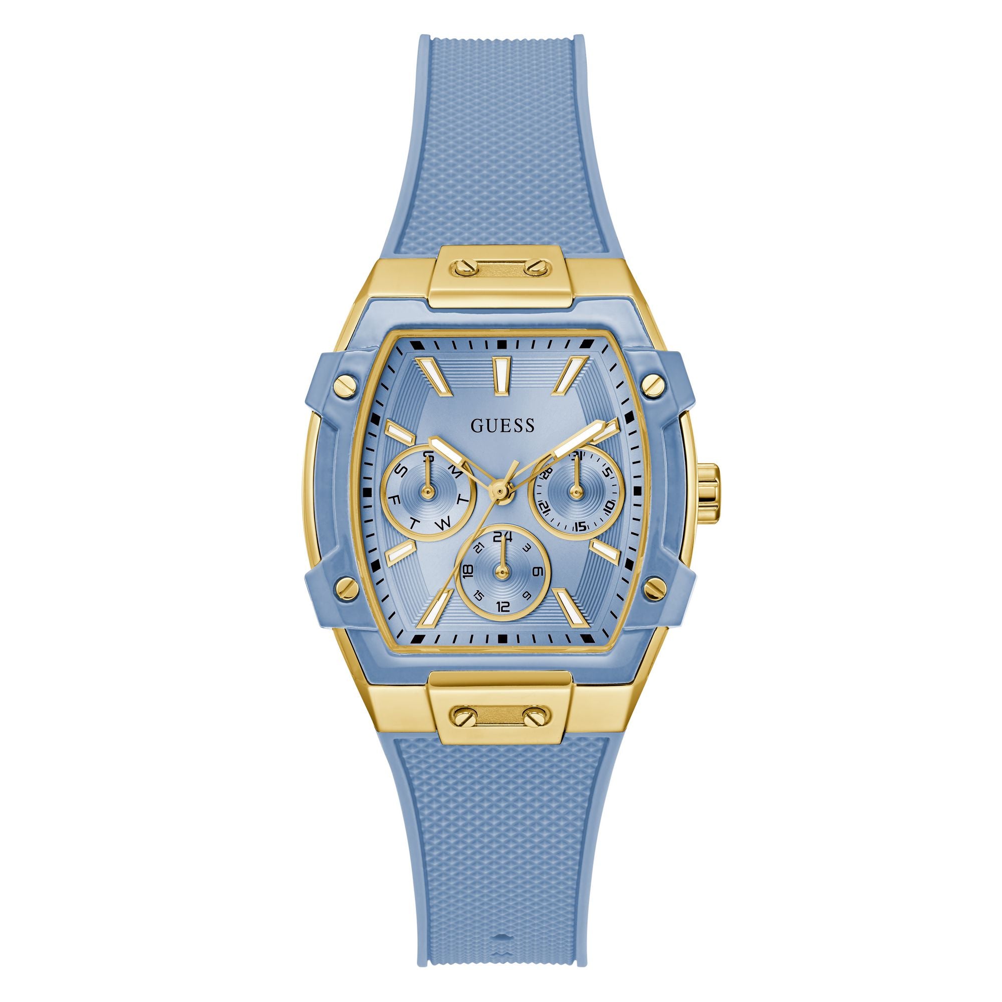 Guess Trend 35 mm Blue Dial Women Chrono Watch GW0945L3