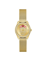 Guess Trend 30 mm Champagne Dial Analog Women Watch GW0946L1