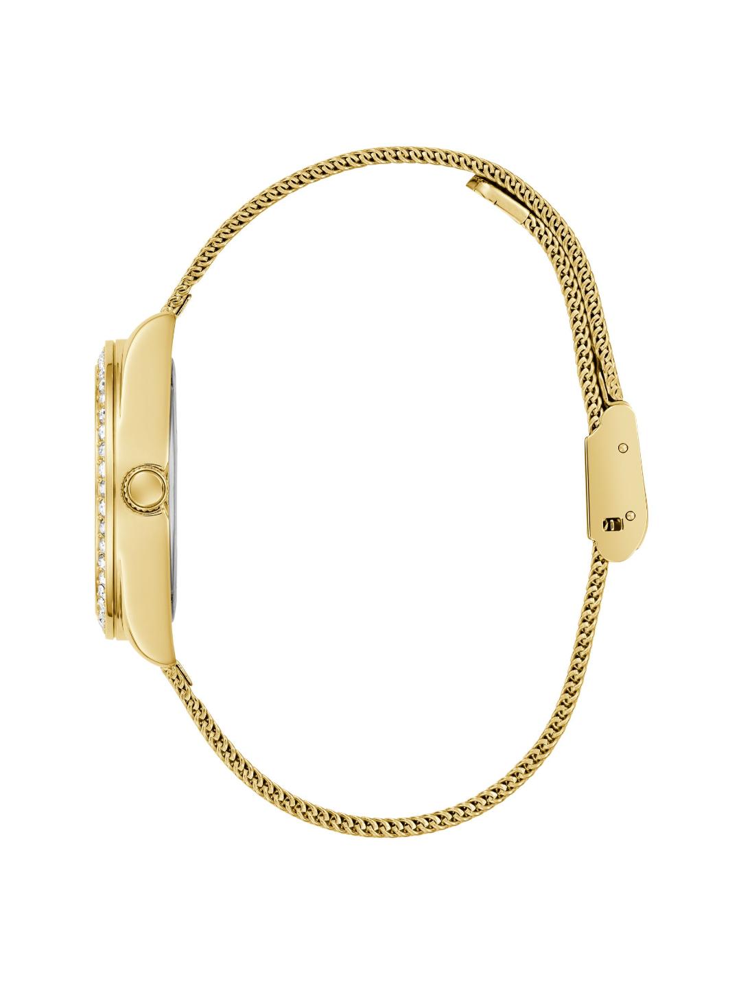 Guess Trend 30 mm Champagne Dial Analog Women Watch GW0946L1