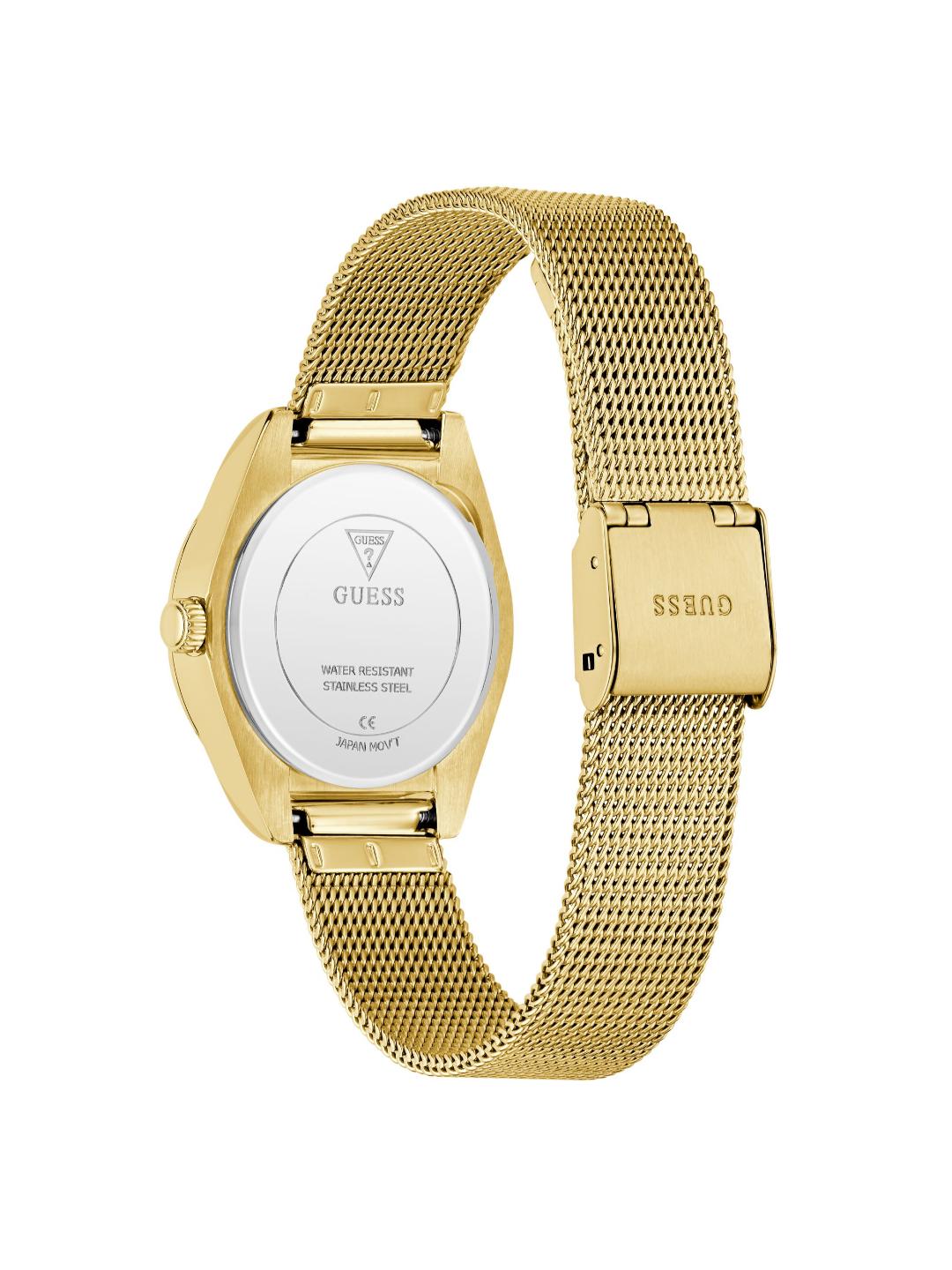 Guess Trend 30 mm Champagne Dial Analog Women Watch GW0946L1